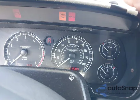 2001 Aston Martin Db7 Vantage z USA, uszkodzony, nr VIN SCFAB42301K401620